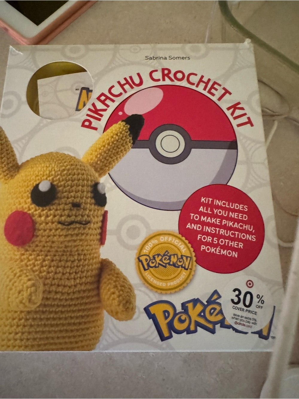Pikachu Crochet Kit - Yellow Crochet Pikachu Kit